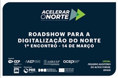Aceleradora de comércio Digital do Norte; PRR; DGAE