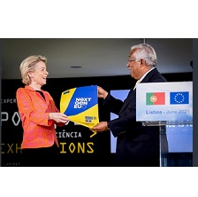 aprovação; Plano de Recuperação e Resiliência; António Costa; Ursula von der Leyen