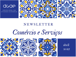 newsletter Comércio e Serviços, edição abril 2025