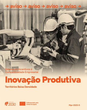 MPR-2025-9; sistema de incentivos à inovação produtiva territórios de baixa densidade; fundo perdido