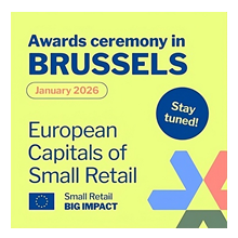 Capitais Europeias de Pequeno Retalho; BCD Braga; BCD Caldas da Rainha; 28 janeiro 2026; Bruxela