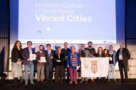 Bairro Comerciais Digitais; Caldas da Rainha; PRR; prémio europeu capitais europeias pequeno retalho