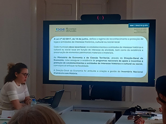 Comércio com História; sessão apresentação; CIM; Alentejo; Évora