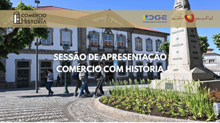 sessão apresentação; comércio com história; Município Penafiel